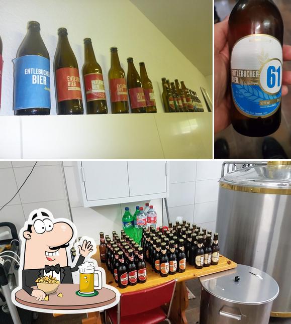 Puoi goderti un rinfrescante bicchiere di birra chiara o scura