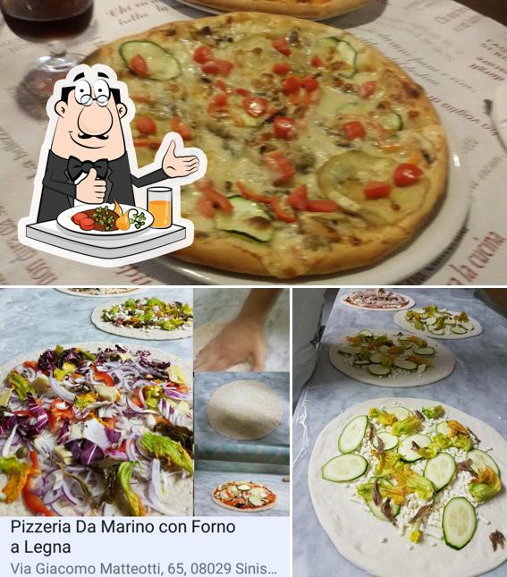 Cibo al Pizzeria Da Marino con Forno a Legna