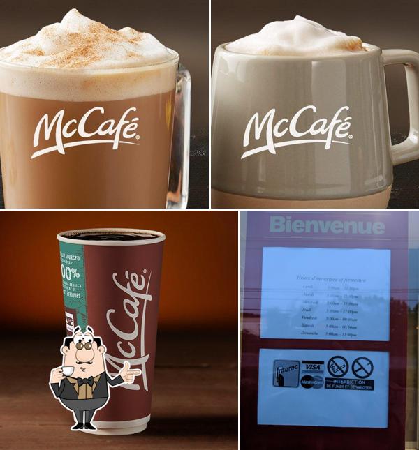 McDonald's sert une sélection de boissons