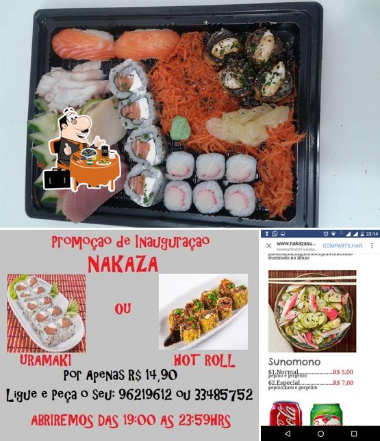 Моллюски в "Nakaza Sushi Delivery"