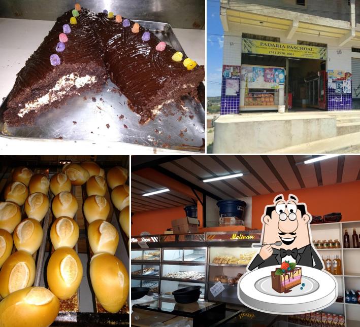 Bolo de chocolate em Padaria da Vovó