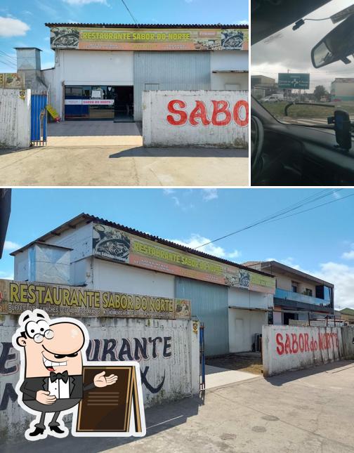 O exterior do Restaurante Sabor do Norte