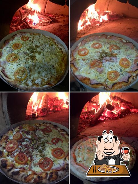 Escolha diferentes estilos de pizza