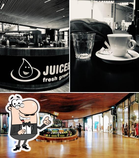 Die Inneneinrichtung von JuiceBar