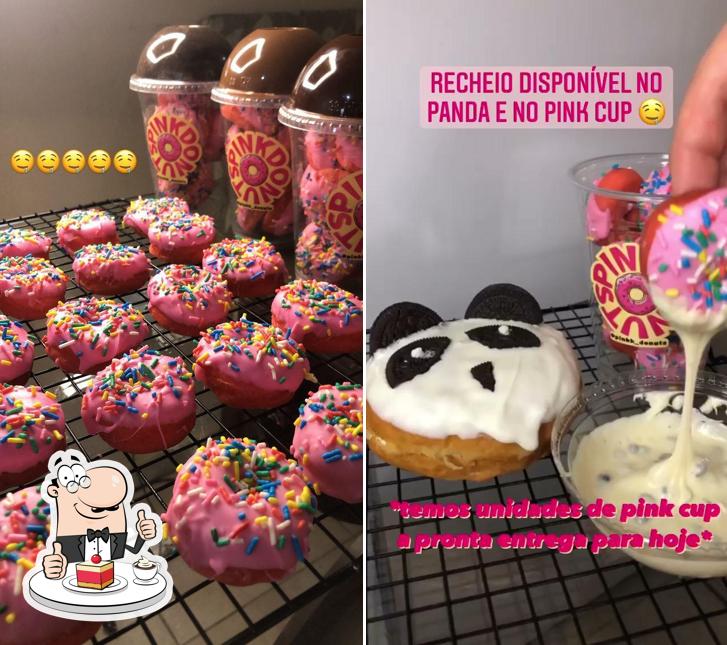 Pink Donuts serve uma variedade de sobremesas