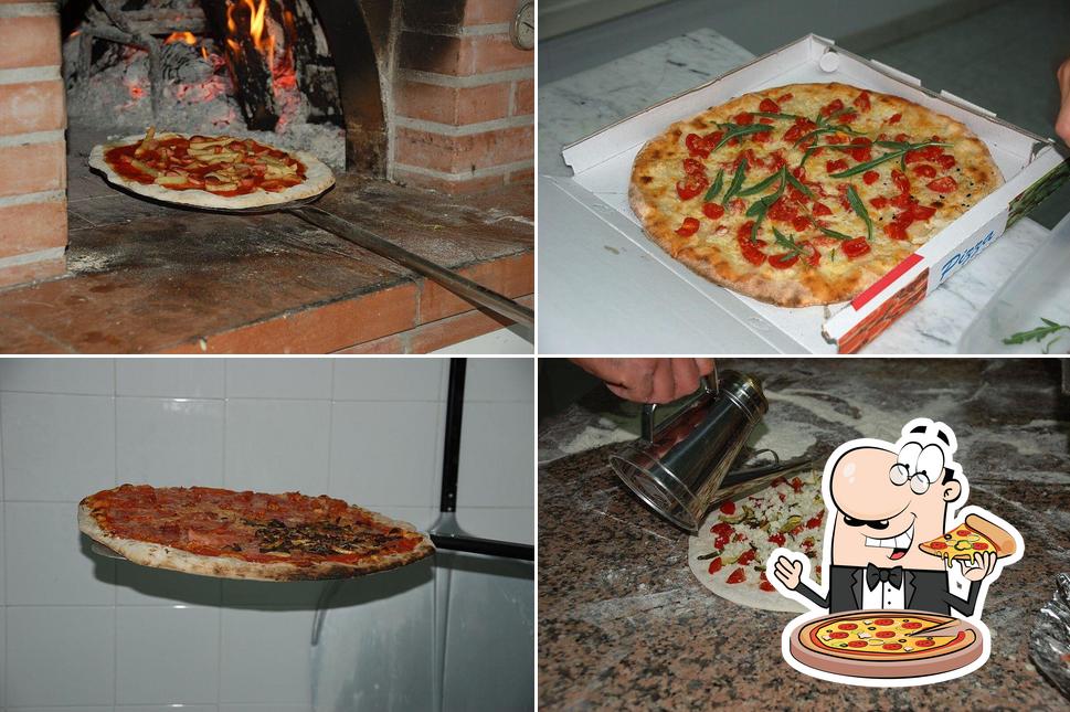 Prenez différents genres de pizzas