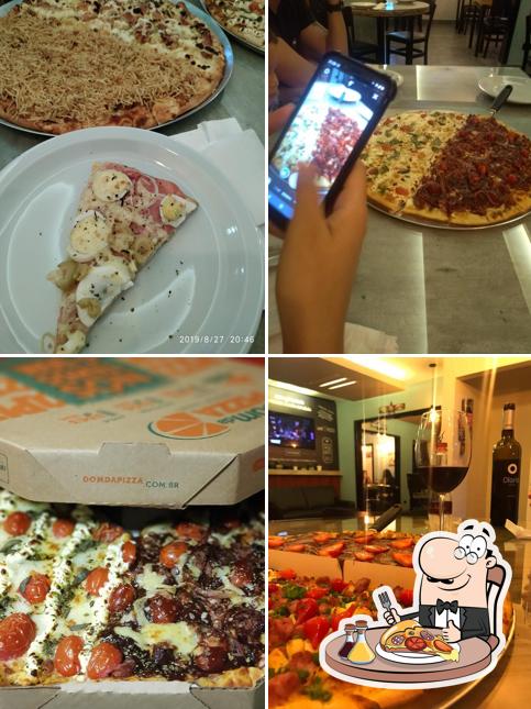 Escolha pizza no Pizzaria Dom da Pizza