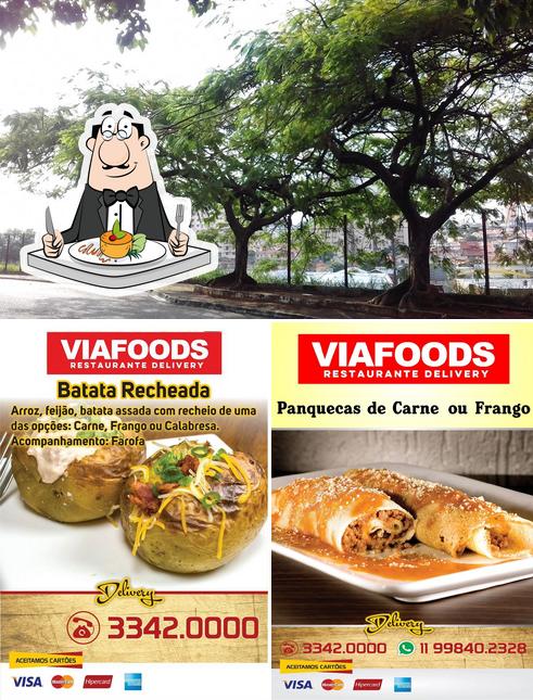 A foto do Viafoods - Restaurante Delivery’s comida e exterior