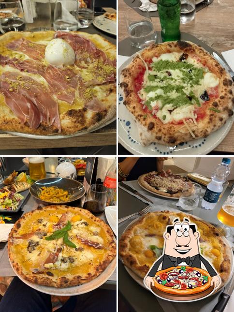 A La Braciera In Villa, puoi provare una bella pizza