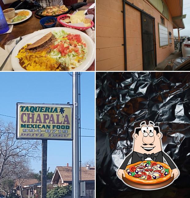 Get pizza at Taqueria Chapala