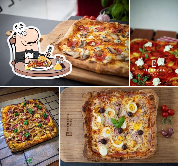 No Fierezza Pizza, você pode conseguir pizza