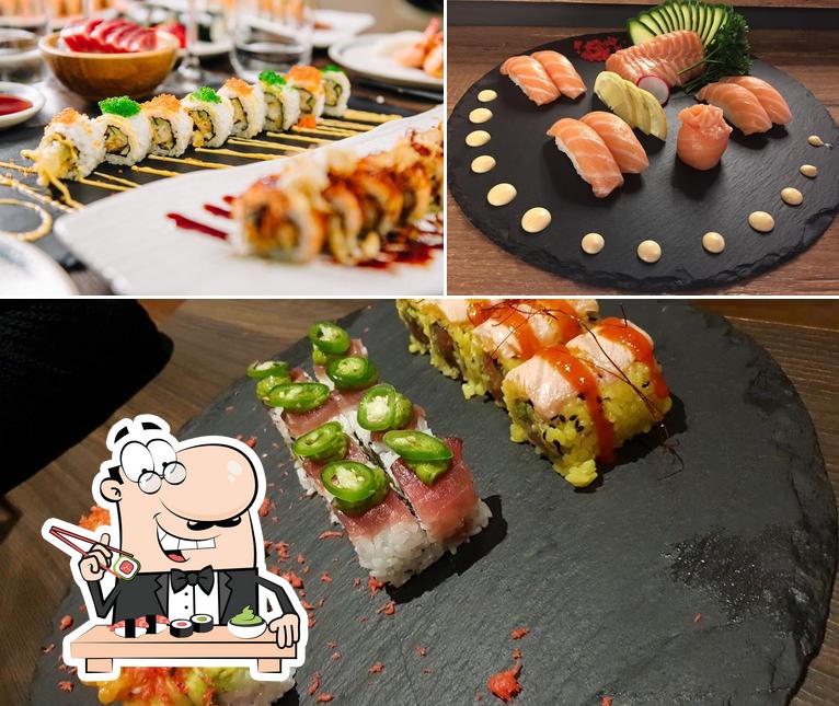 Prova le diverse opzioni di sushi