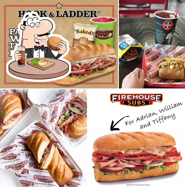 Order a burger at Firehouse Subs Northgate Center