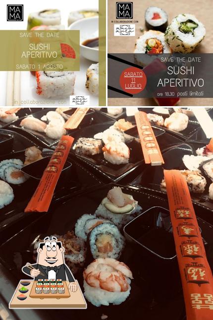 Scegli le diverse opzioni di sushi