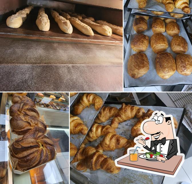 Nourriture à Boulangerie Pâtisserie Sandwicherie "Au fournil de la gare J&J Joret"