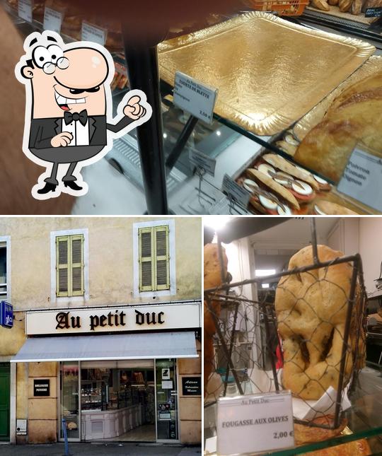 Vérifiez l’image affichant la intérieur et nourriture concernant Boulangerie Au Petit Duc