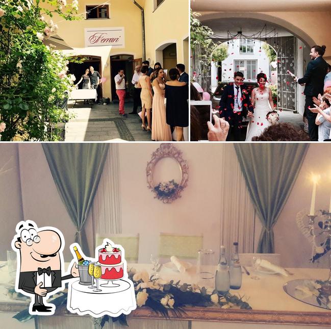 The restaurant's wedding and interior