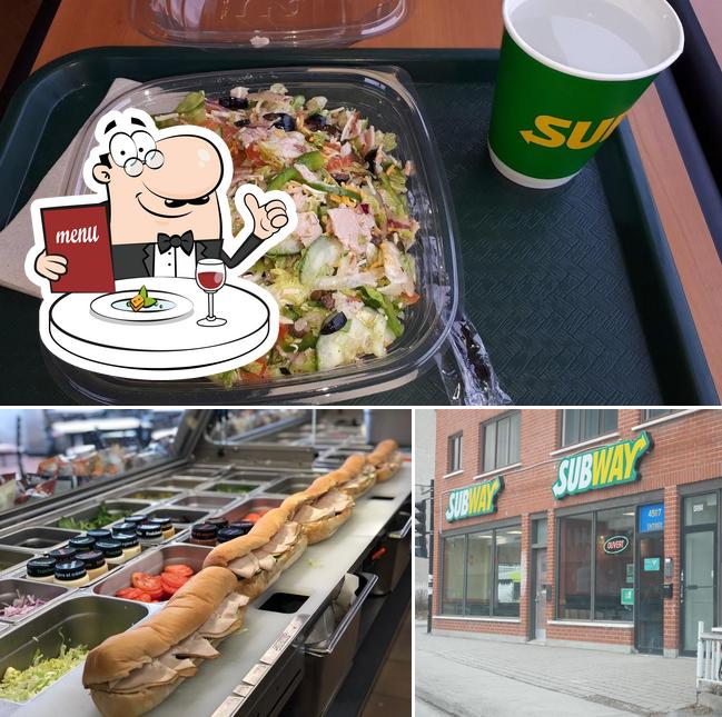 Nourriture à Subway