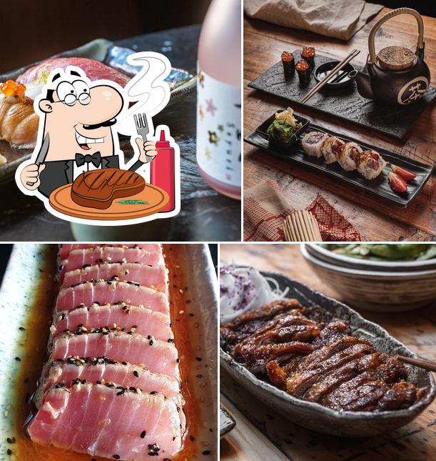En Robata | Restaurante Japonés Barcelona se pueden degustar recetas con carne 