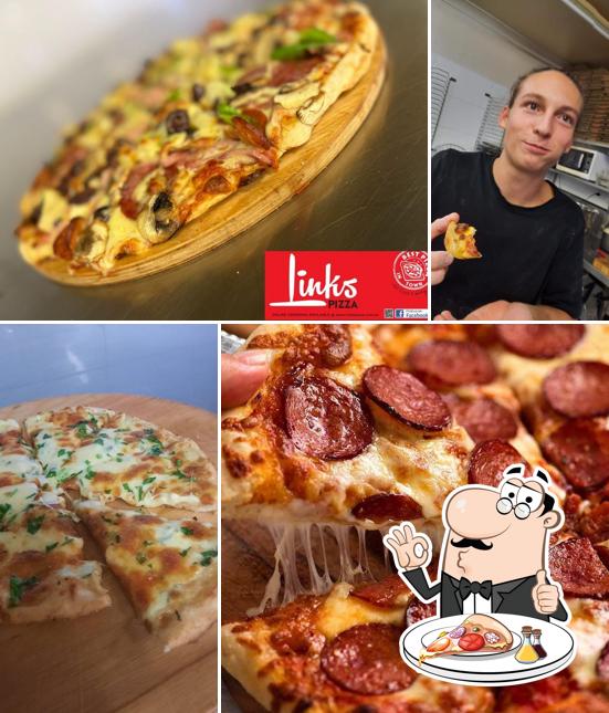 Try out pizza at Links Pizza