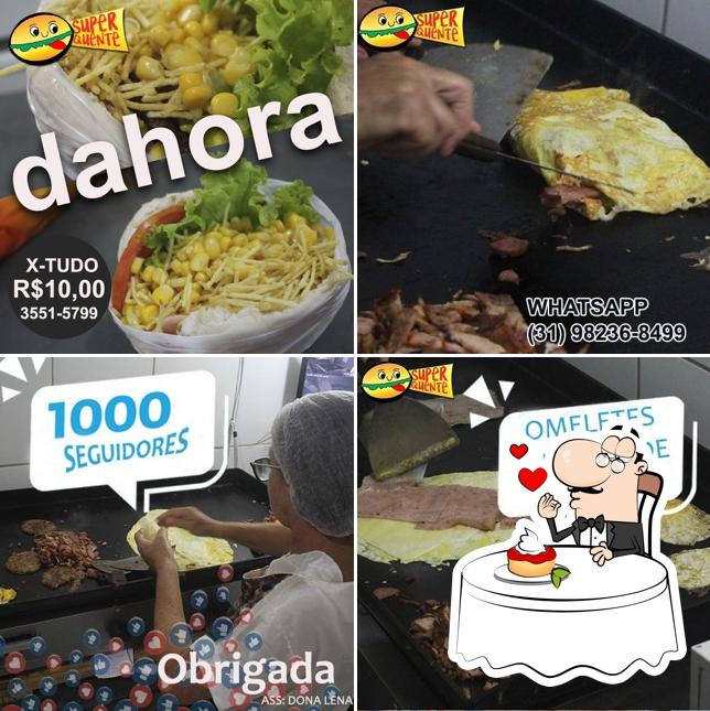 Super Quente provê uma escolha de pratos doces