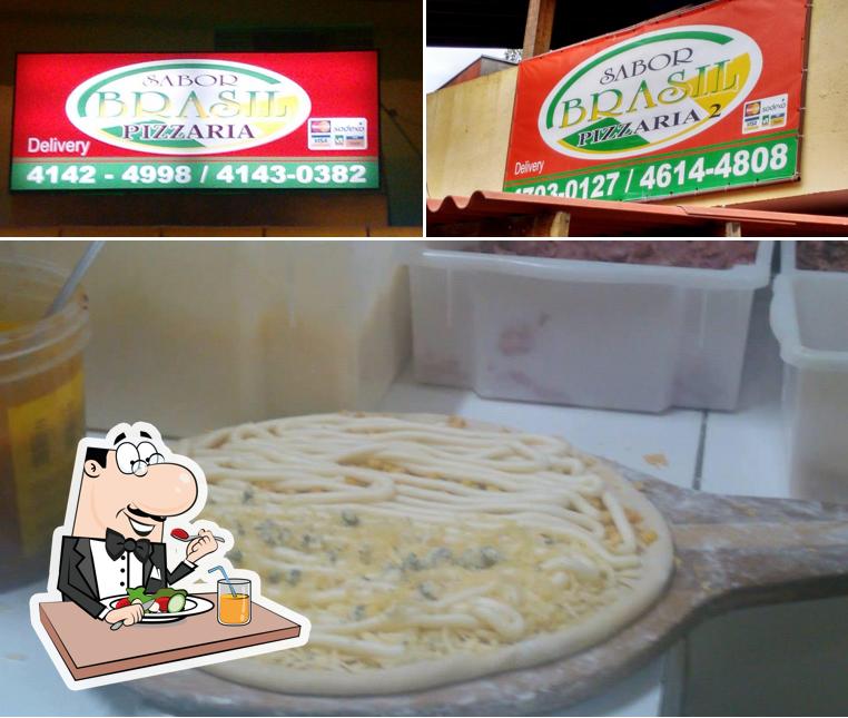 Еда в "Pizzaria Alcatéia"