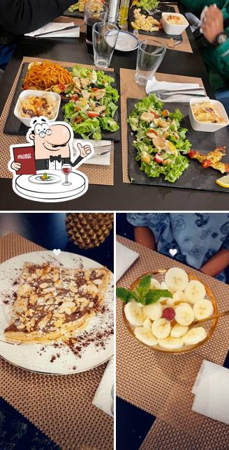 Nourriture à Restaurant La Box - Pastas, Crêpes et Salon de thé -