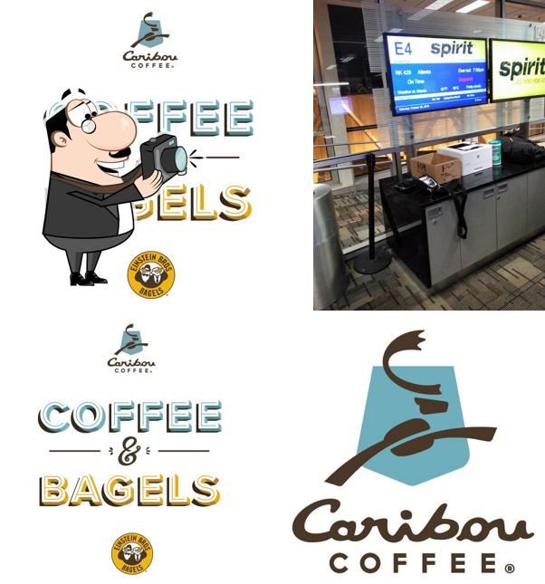 See the pic of Caribou Coffee