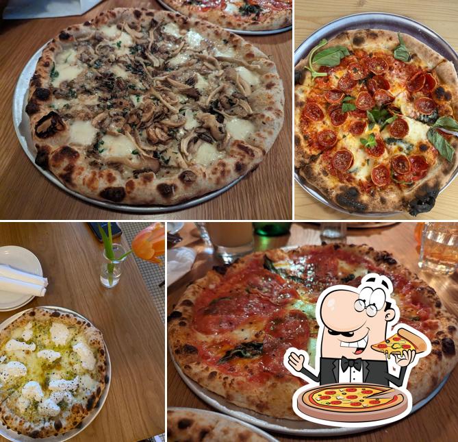 At Giulia, you can enjoy pizza