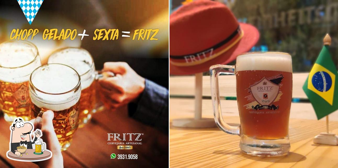 FRITZ São José dos Campos - Cervejaria Artesanal e Restaurante Alemão offerece uma seleção de cervejas