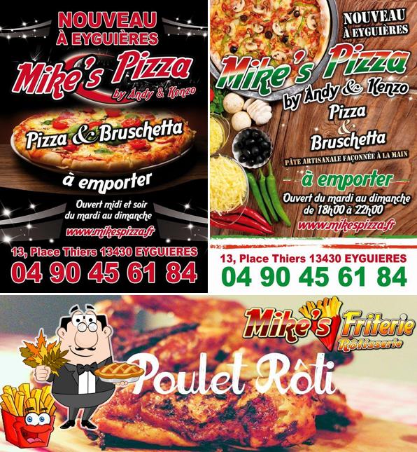 Voici une image de Mike's Pizza Salon-Livraison de Pizza -Pizza emporter