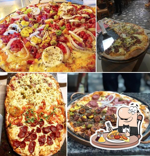 Peça pizza no Churrascaria e Pizzaria Bentivi