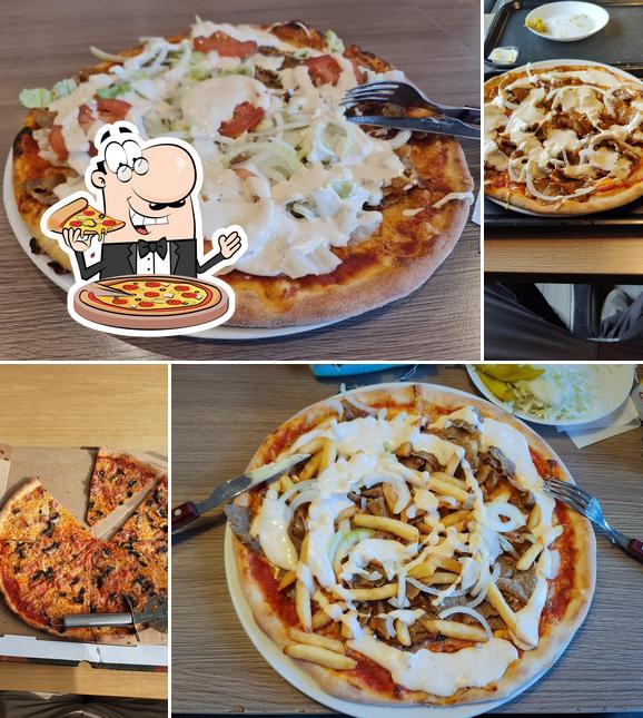 Order pizza at Campino