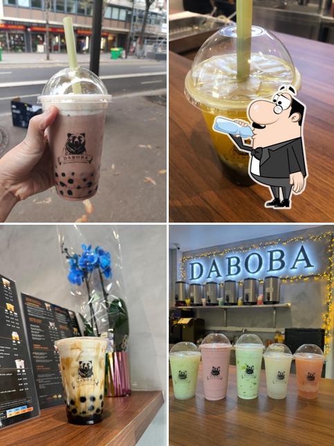 Bubble tea à Daboba Paris Corn Dog et Bubble Tea