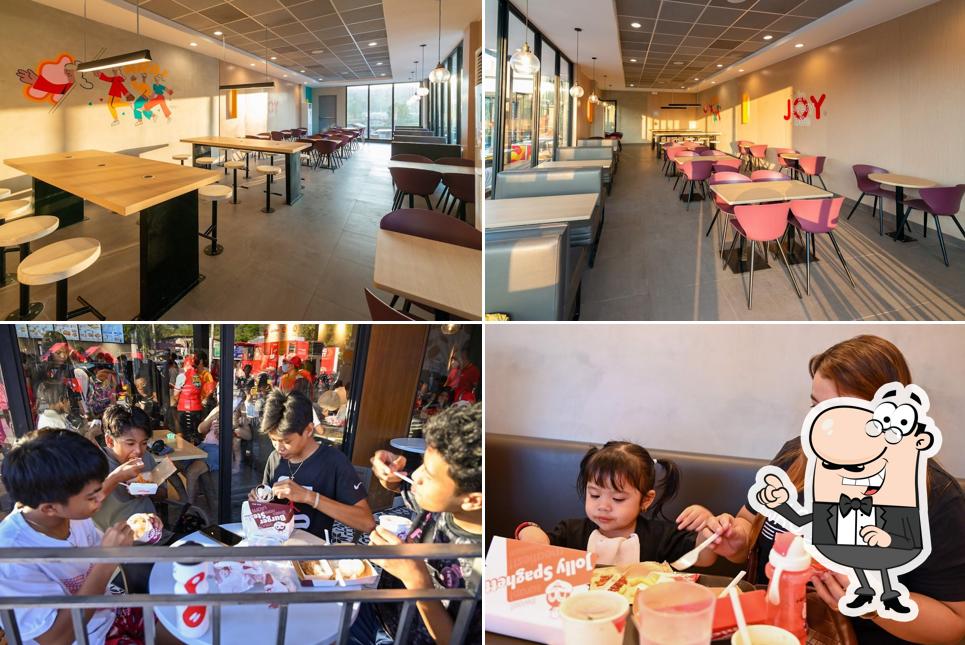 The interior of Jollibee Pililla