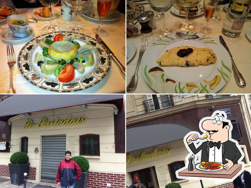 В Le Sarladais есть еда, внутреннее оформление и многое другое
