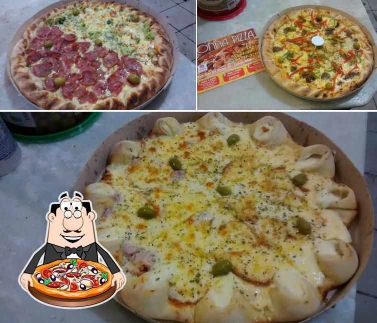 Escolha pizza no Bonna Pizza