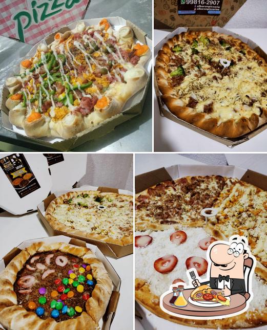 Escolha diversos tipos de pizza