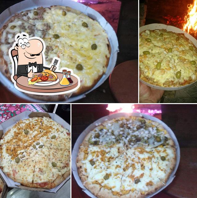 Escolha pizza no La Favorita