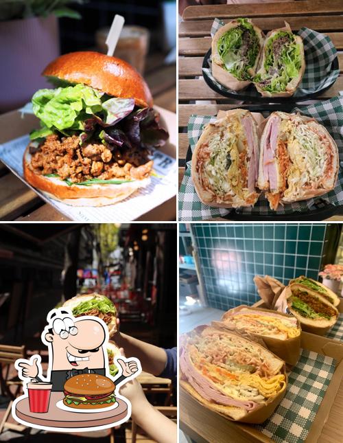 Try out a burger at Dari Korean Cafe and Bar