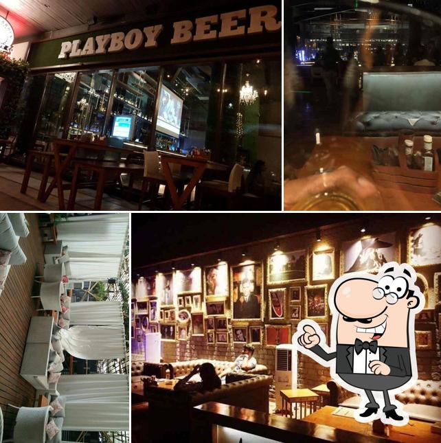 Check out how Playboy Beer Garden looks inside