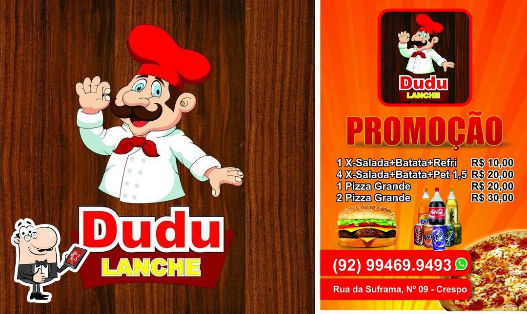 Look at the picture of Dudu do combo lanchonete e pizzaria