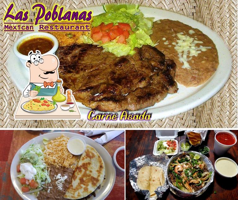 Meals at Las Poblanas Mexican Restaurant