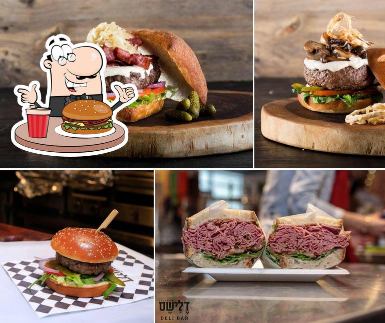 Try out a burger at Delicious Deli Bar