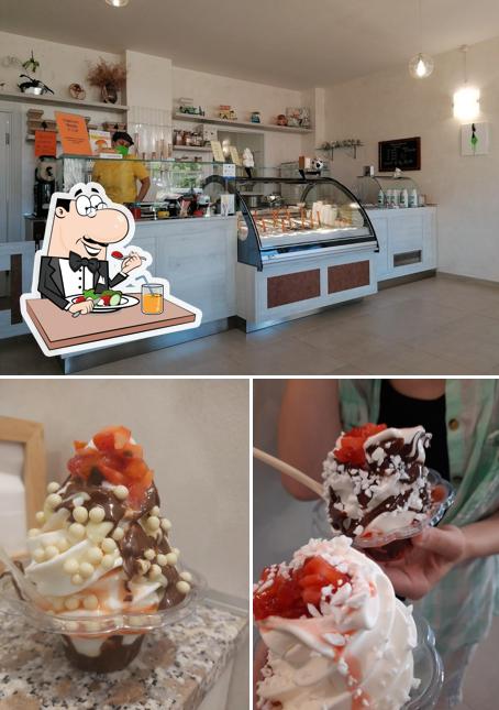 Gelateria La Cremosa del Pino se distingue par sa nourriture et intérieur