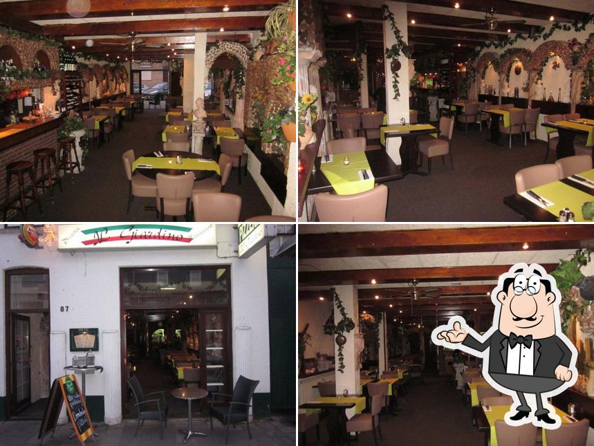 The interior of Pizzeria Il Giardino