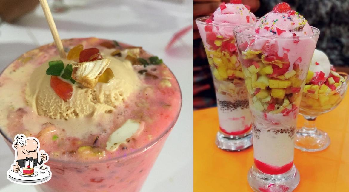 KG ICE CREAM & FALOODA serves a selection of desserts