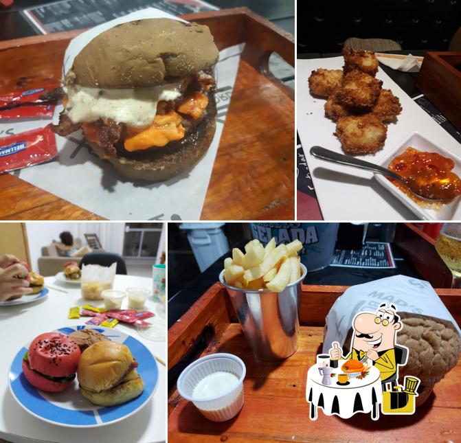 Comida em Mad's Burger