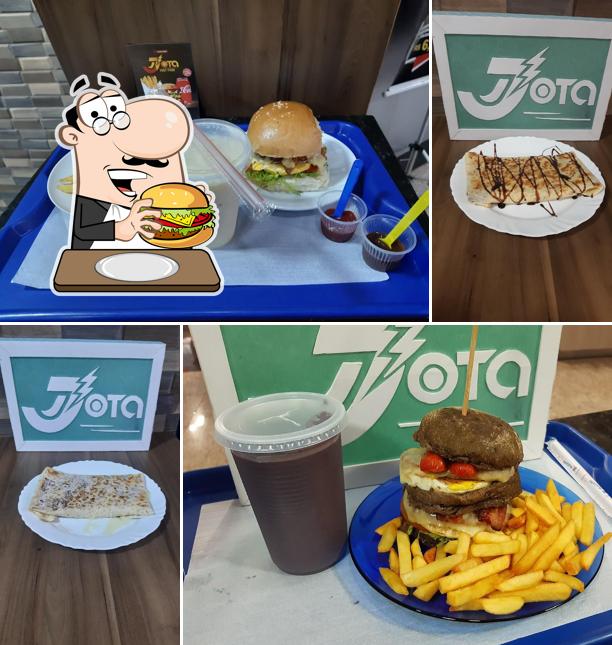 Hambúrguer em Jota Fast Food