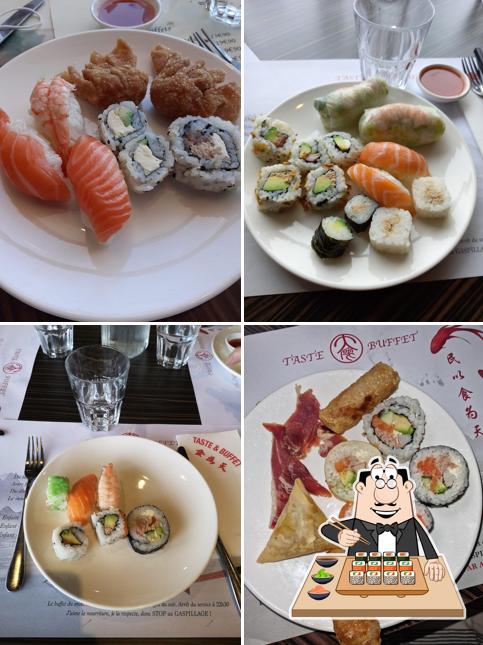 Commandez de nombreuses options de sushi